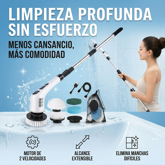 Cepillo de limpieza eléctrico 9 en 1