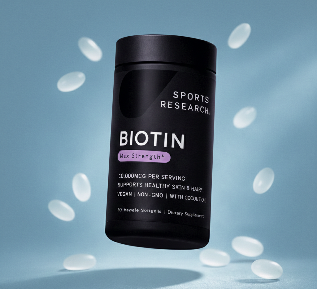 Biotina Zen Sports Research: Cabello más fuerte y con más brillo🌿