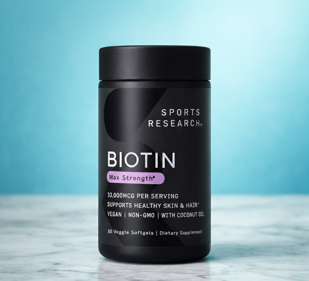 Biotina Zen Sports Research: Cabello más fuerte y con más brillo🌿