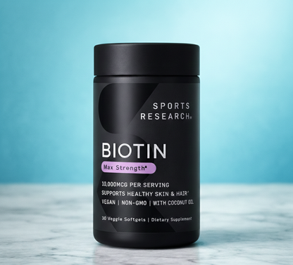 Biotina Zen Sports Research: Cabello más fuerte y con más brillo🌿