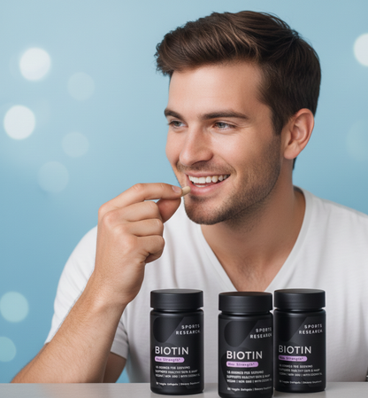 Biotina Zen Sports Research: Cabello más fuerte y con más brillo🌿