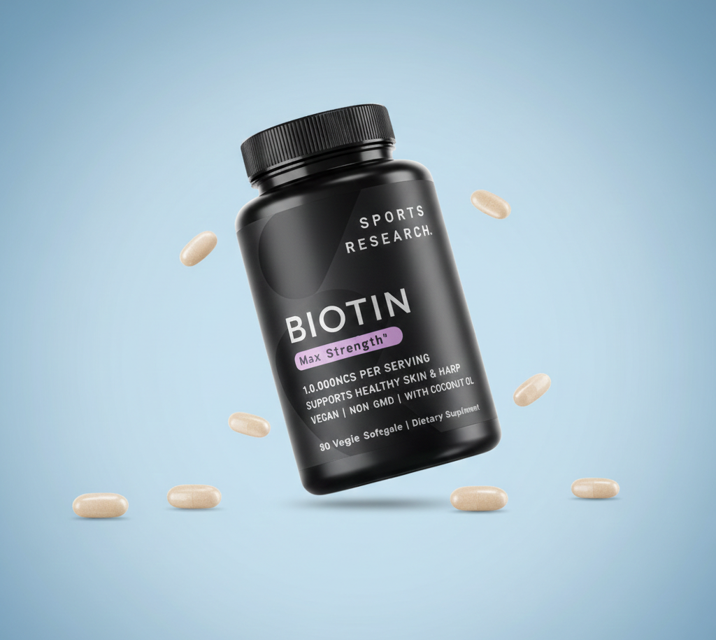 Biotina Zen Sports Research: Cabello más fuerte y con más brillo🌿